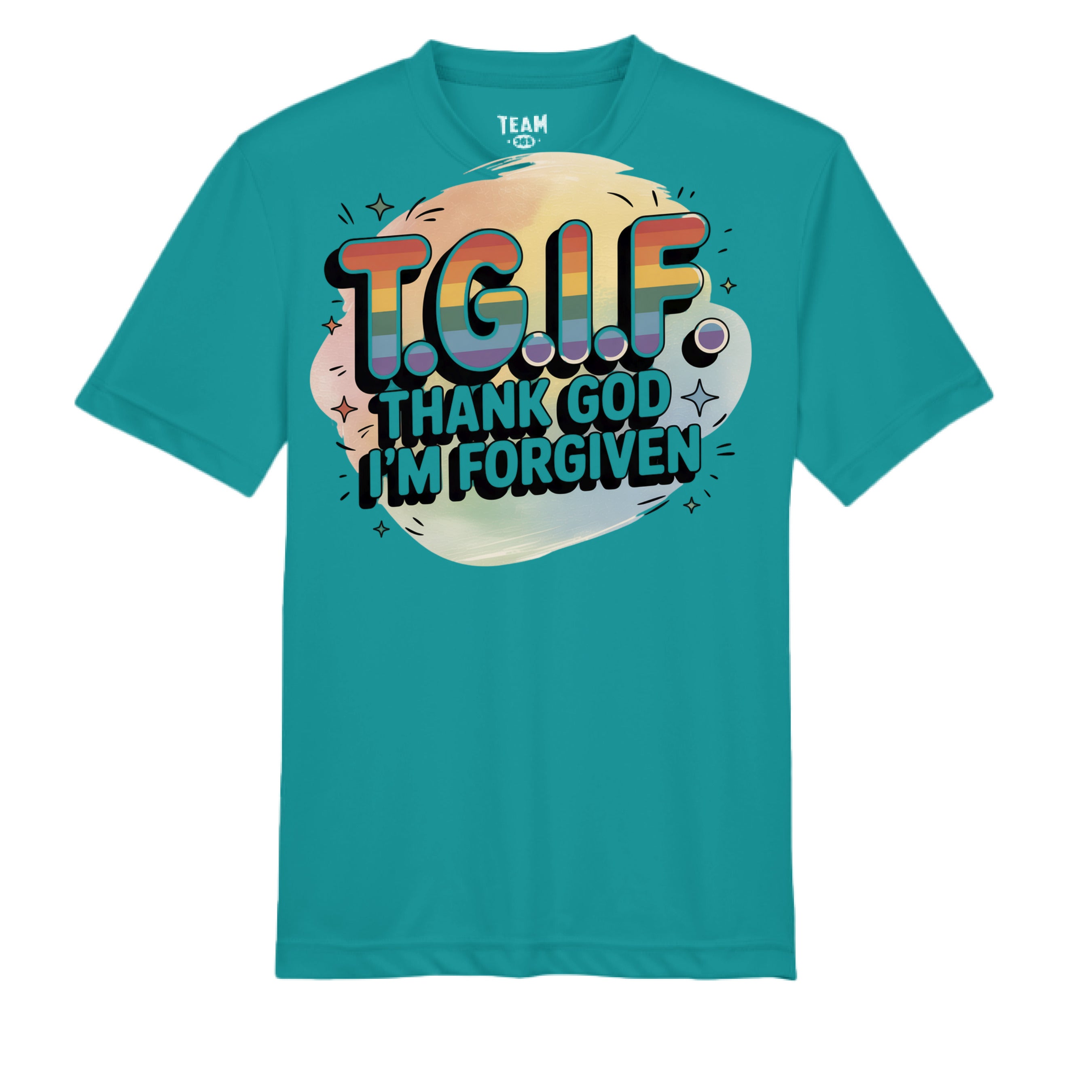 Clear Teal - FRONT