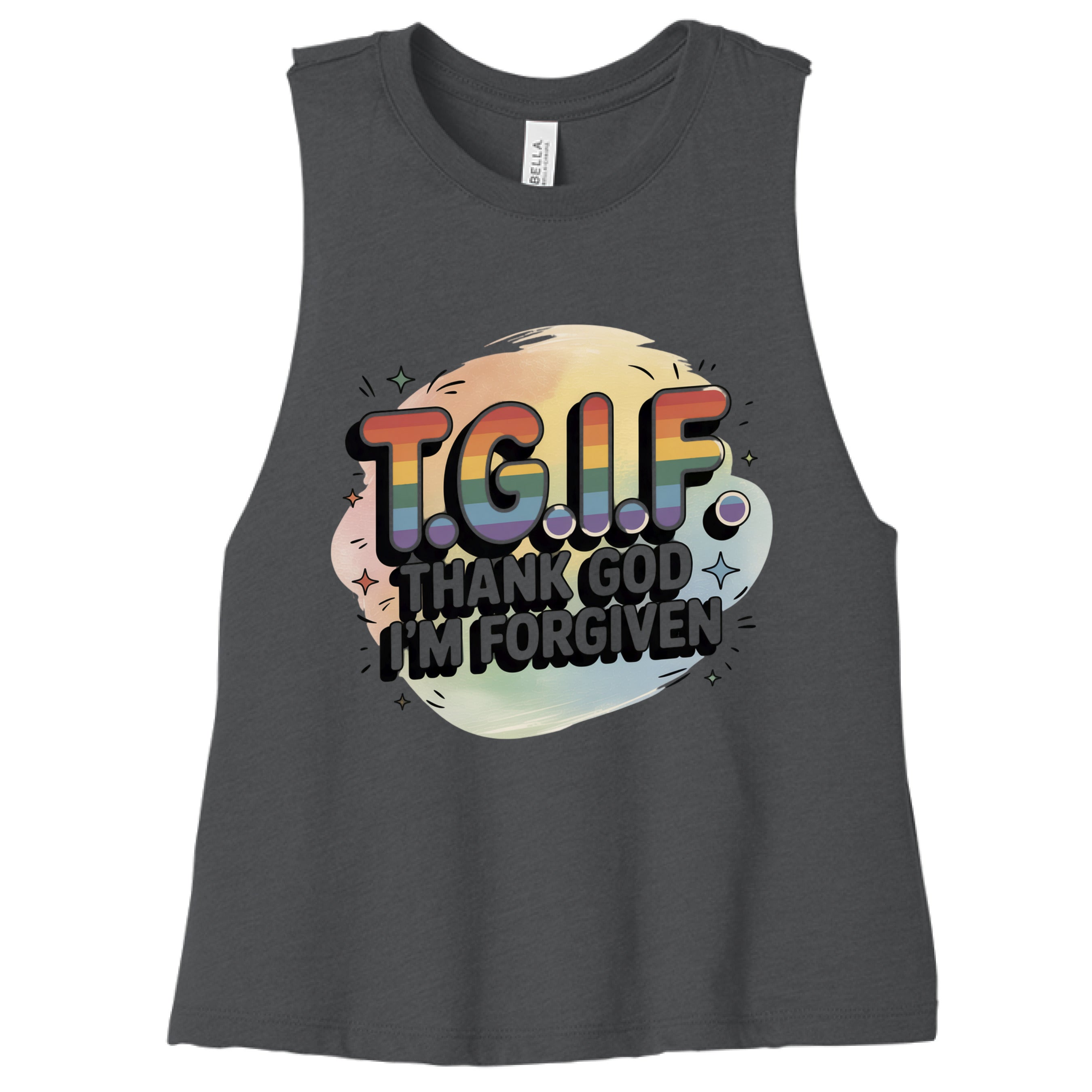 DARK GRY HEATHER - FRONT