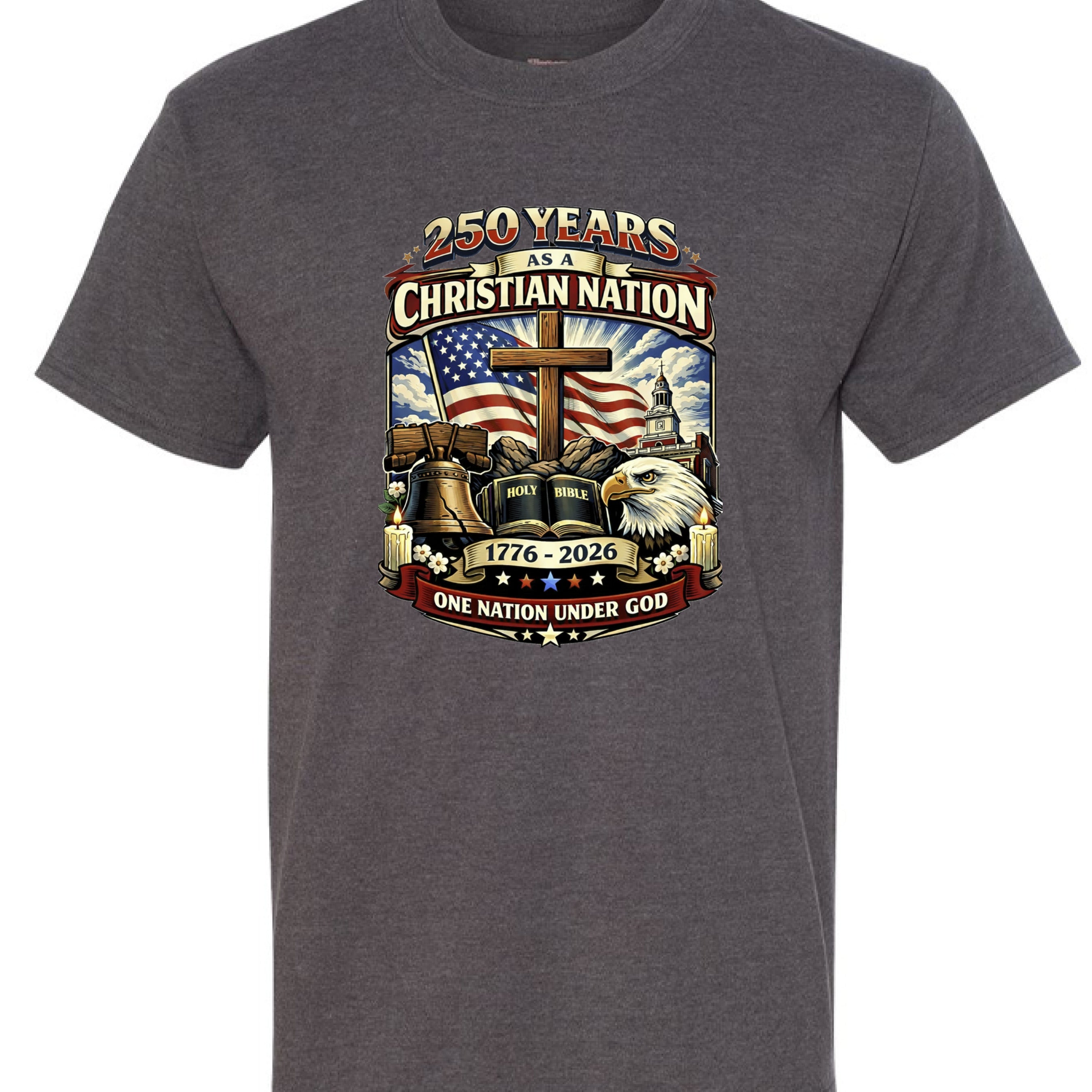 CHARCOAL HEATHER - FRONT